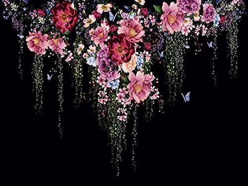 Summer Thornton "Peony and Roses I Canvas Print, Multi-Colour, 60 x 80 cm