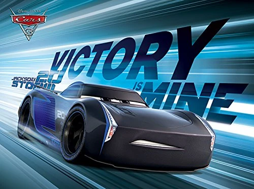 Pyramid International Cars 3 Victory Is Mine 60 x 80cm Canvas Print, Multicoloured
