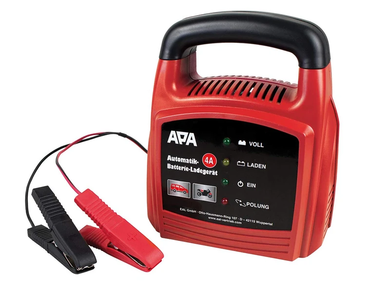 APA 16626 Automatic Battery Charger Auto Fuse Trickle Mode 12V 4A
