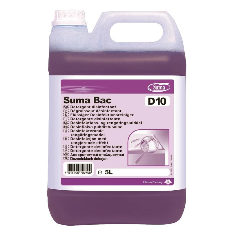Suma Bac D10 Cleaner and Sanitiser 2 Pack