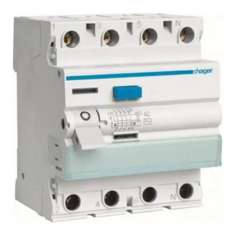 Hager CDA425D FI Switch 25A 30mA A-Type 4-Pin