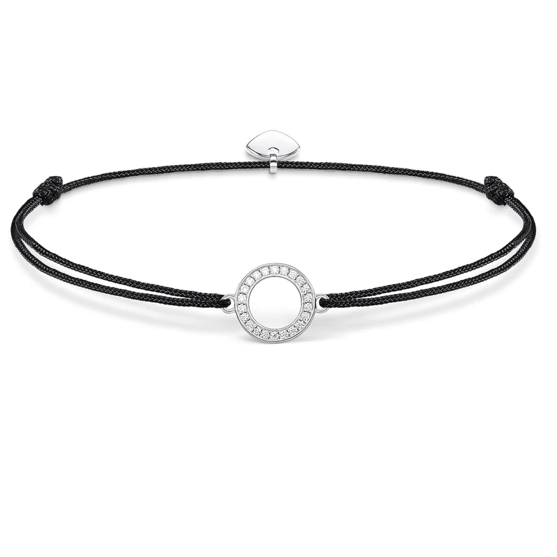 Thomas Sabo Women Bracelet Little Secret Circle Zirconia 925 Sterling Silver LS010-401-11-L20v - Image 1