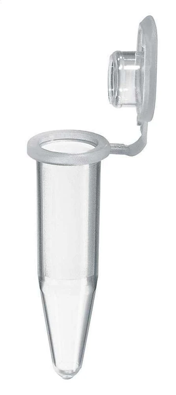 Eppendorf 0030124537 PCR Tubes hinged lid, 0.5 mL, clear (Pack of 500)