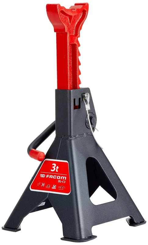 FACOM DL.C3 Pair of 3 T Axle Stand, 188 mm Height, 207 mm Width, 247 mm Length