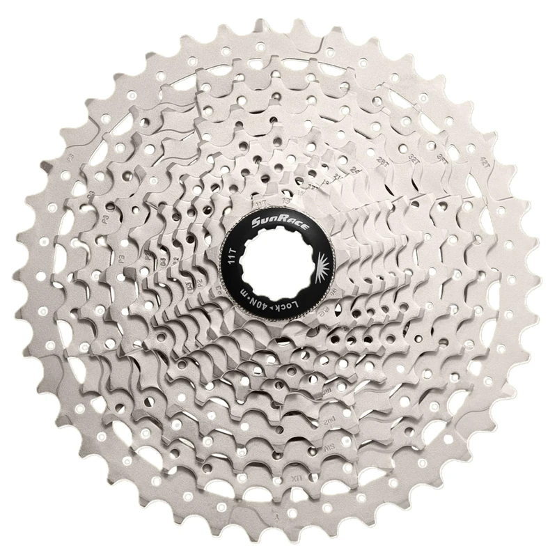 SunRace Unisex Csms8 1146t 11 Speed Cassette, Silver, ESTANDAR UK