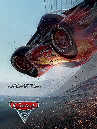 Pyramid International Cars 3 Crash 60 x 80cm Canvas Print, Multicoloured