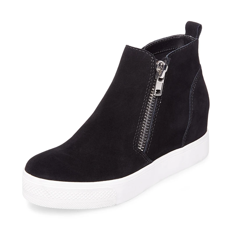 Steve Madden Wedgie, Women’s Low-Top Gymnastics Shoes, Black (Black 001), 4 UK (37 EU) - Image 1