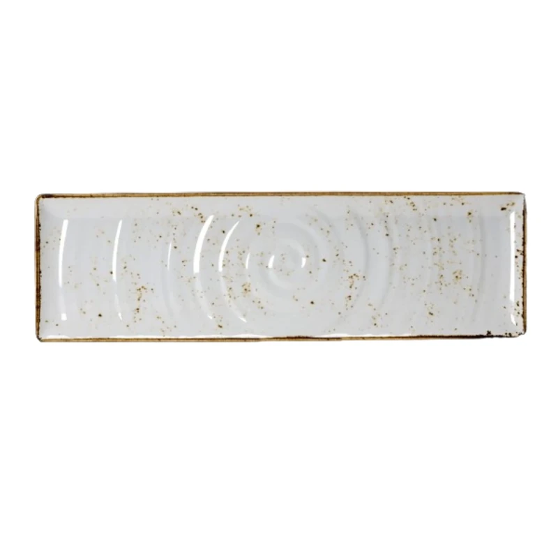 Steelite VV460 Craft Melamine GN 2/4 Rectangular Platter, White