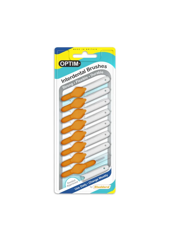 Stoddard Icon Orange Standard Interdental 8 Brushes x 12 Pack