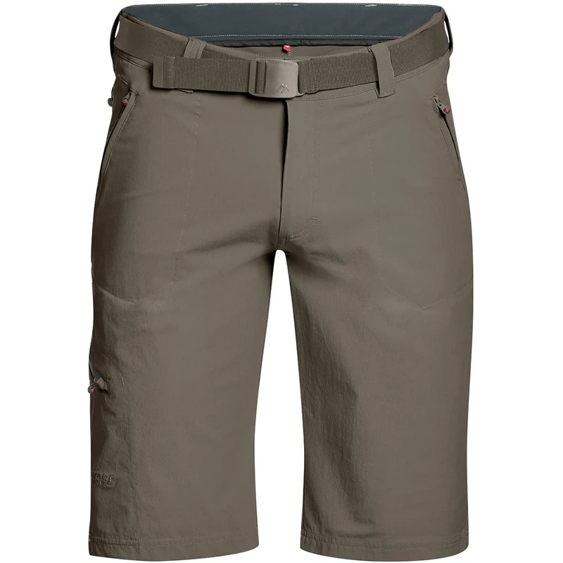 maier sports Nil Bermuda, Men's Short Hiking Trousers, Water-Repellent Bermuda Shorts for Trekking and Hiking, PFC-Free, mSTRETCH pro 4 & dryprotec Teak