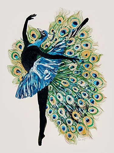 The Art Group "Arabesque Kathryn McGovern Canvas Print, Multi-Colour, 60 x 80 x 1.3 cm