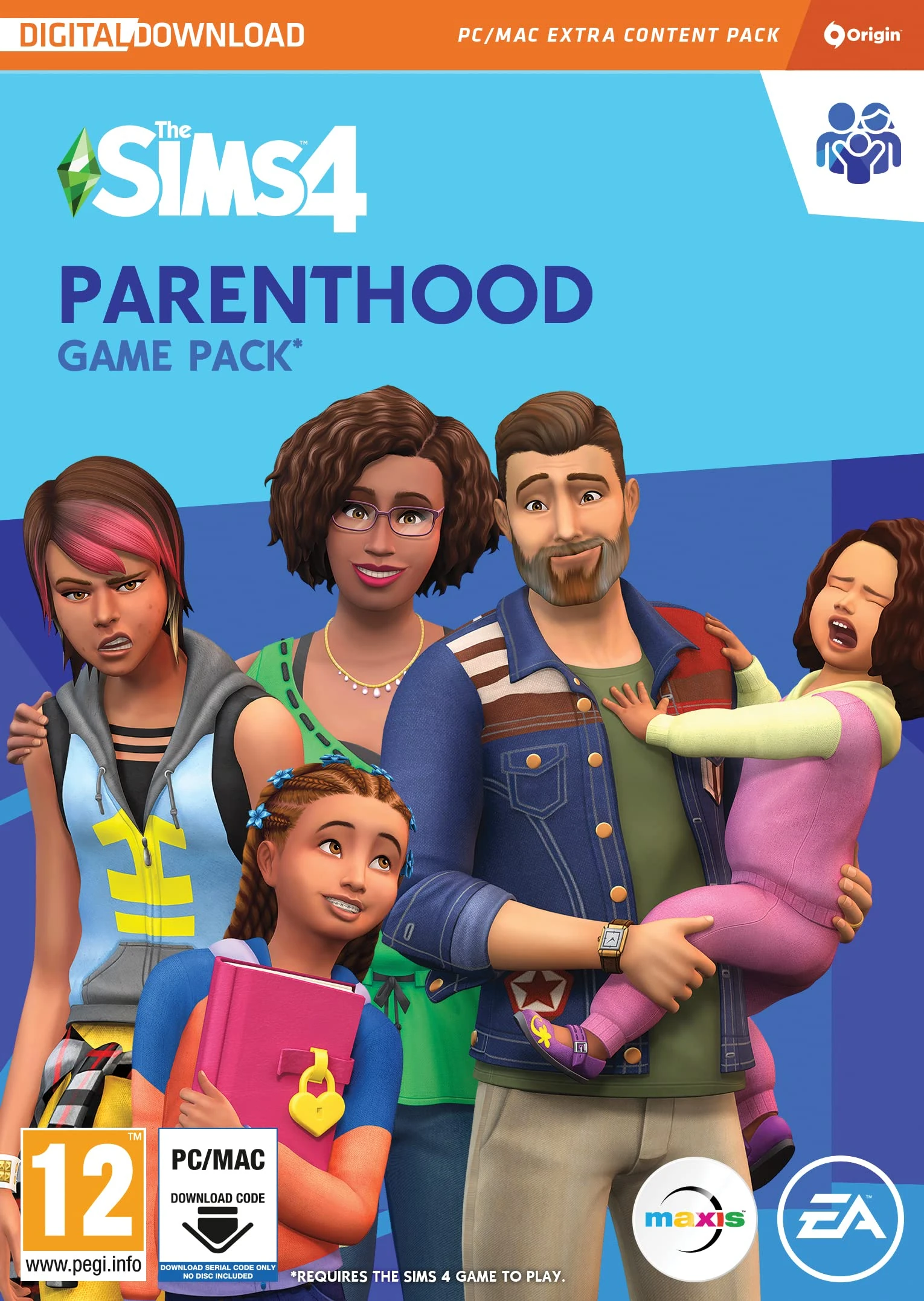 The Sims 4 Parenthood (GP5)| Game Pack | PC/Mac | VideoGame | PC Download Origin Code | English