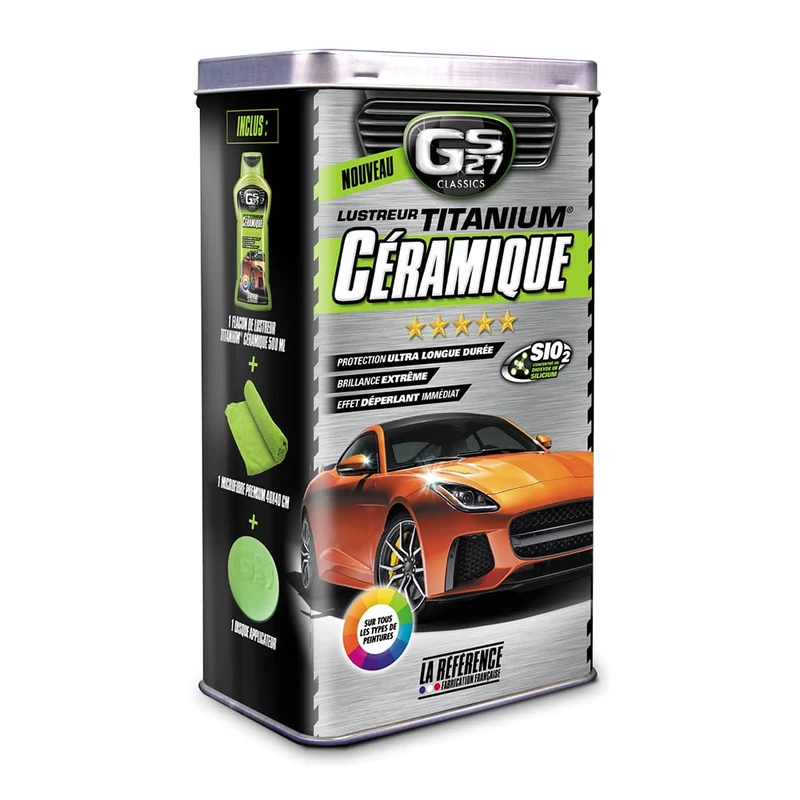 GS27 - Titanium Ceramic Polish - Car Cleaner - Instant Shine - No Rinse - 500ml
