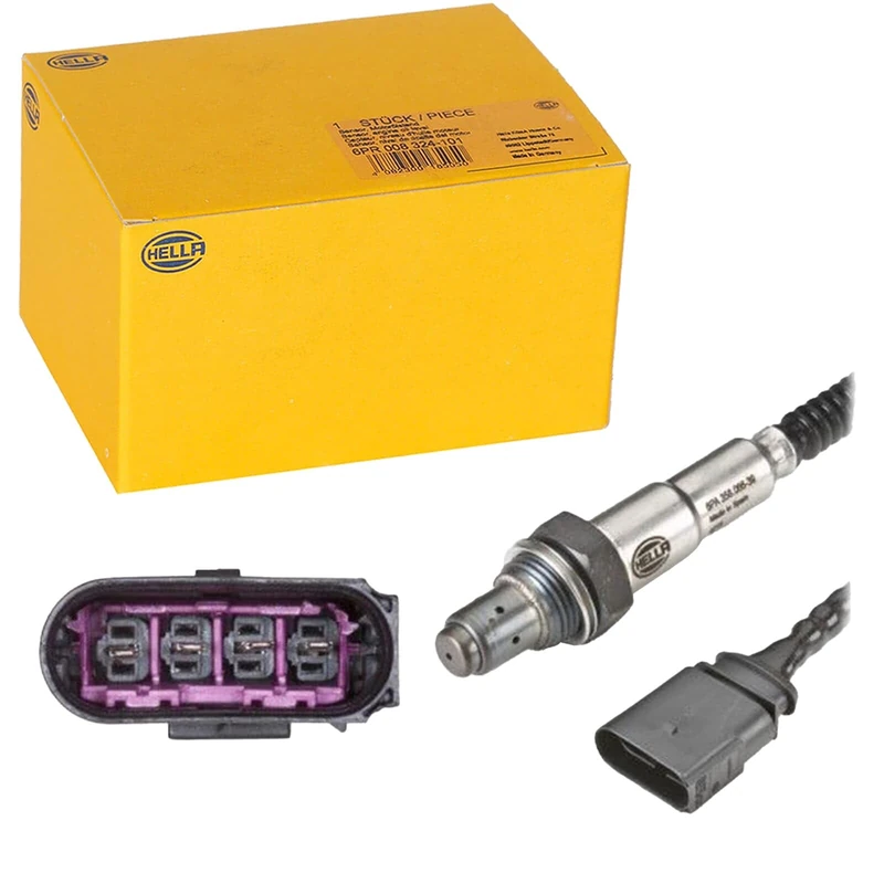 HELLA 6PA 358 066-391 Lambda Sensor - 4-pin connector - Cable: 1750mm