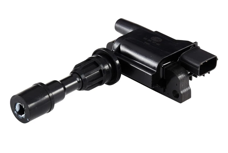 HELLA 5DA 358 057-061 Ignition Coil - 12V - 3-pin connector - Flush-Fitting Pencil Ignition Coils - Bolted