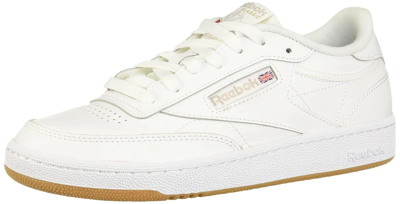 Reebok Unisex Club C85 Sneaker, White (White/Light Grey/Gum 0), 4.5 UK, (37.5 EU)