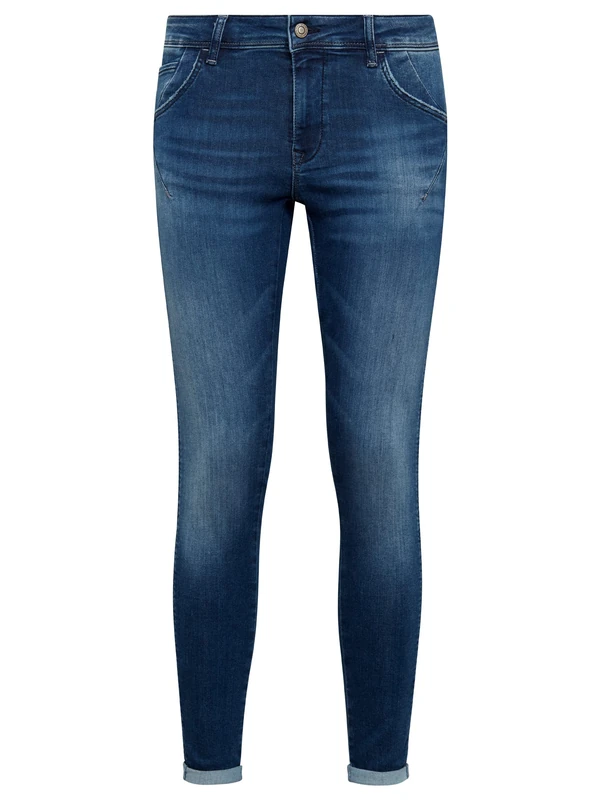 Mavi Women's Lexy Skinny Jeans, Blue Mid Brushed Glam 24055, 26W / 32L