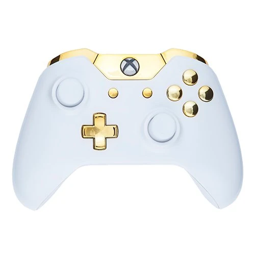 Controller - Piano White/Gold Buttons (Xbox One)
