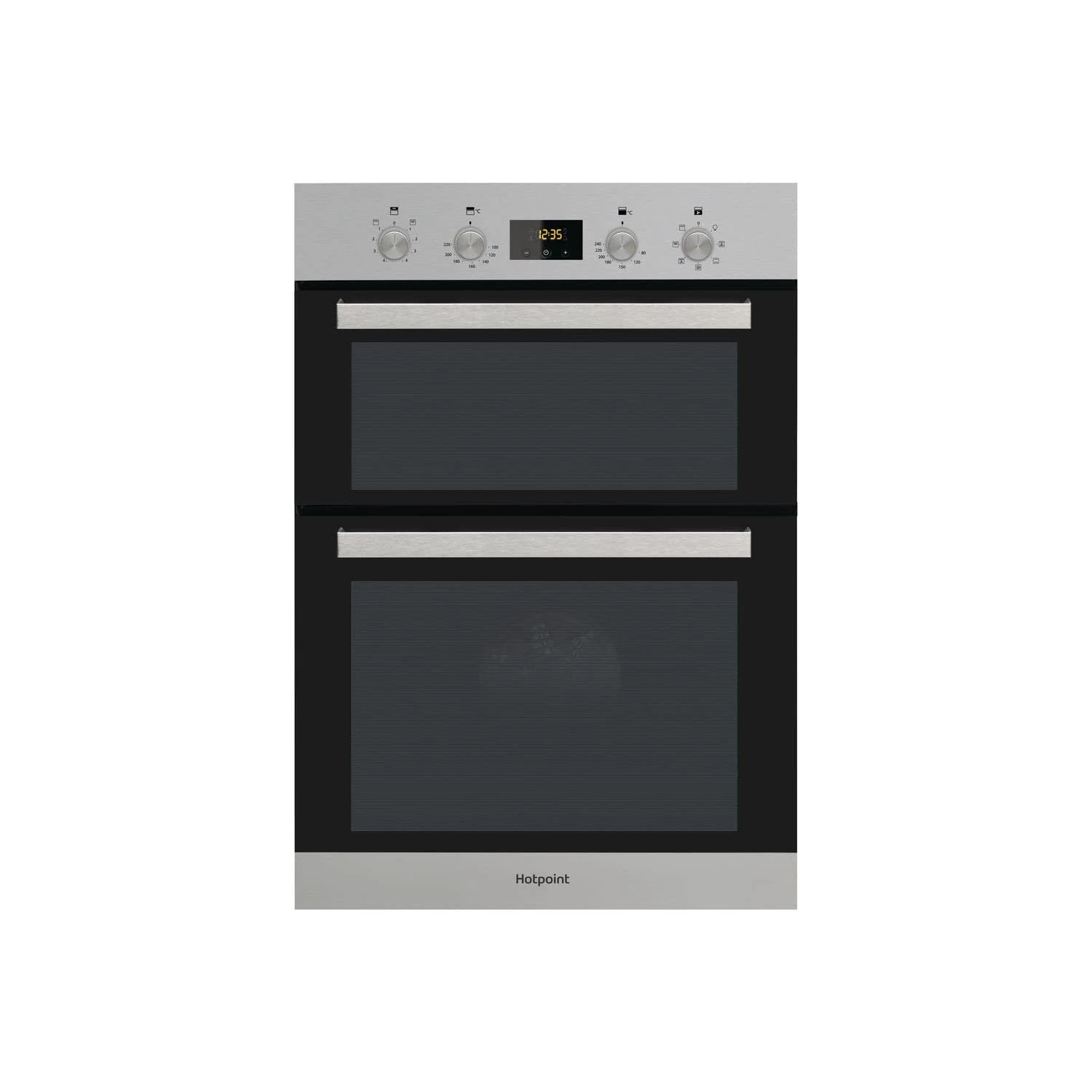 Hotpoint Newstyle Electric Built-In Double Oven with Catalytic Liners - Stainless Steel