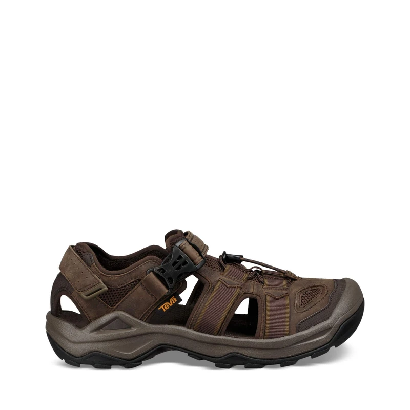 Teva Omnium 2 Leather Men’s Open Toe Sandals, Brown (Turkish Coffee TKCF), 7 UK (40.5 EU)