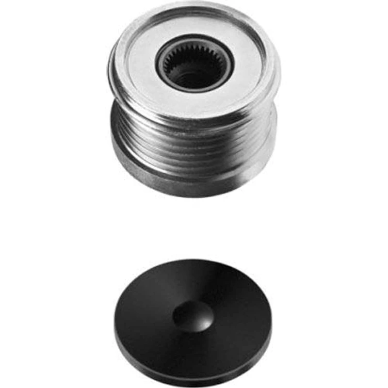 HELLA 9XU 358 038-541 Alternator Freewheel Clutch - Thread Size: M14x1,5 - Number of grooves: 6 - with cap