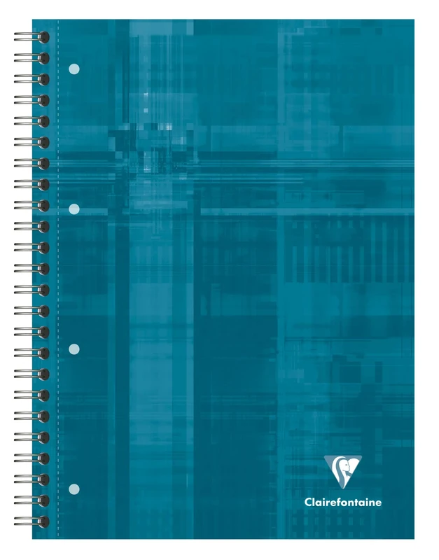 Clairefontaine 8211C Set of 5 Bind'O Block Spiral Notebooks - A4+ 22.5x29.7cm - 160 Detachable Perforated Seyes Square Pages - 90g White Paper - Random Colour