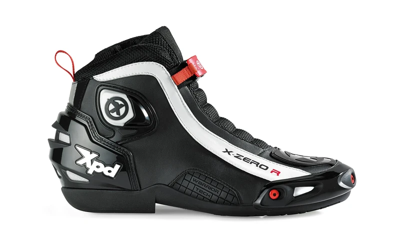 XPD X-ZERO R Motorcycle Boots, Black, Size 45