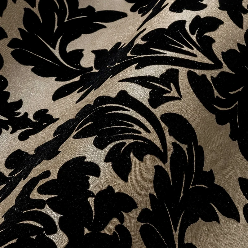 Architects Paper Castello 335804 33580-4 Non-Woven Wallpaper Luxury Classic Baroque 10.05 m x 0.52 m Black Metallic Made in Germany
