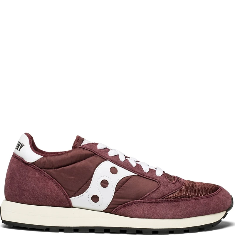 Saucony Mens Jazz Original Vintage Trainers, Multicolour (BUR/WHT 11), 7 (41 EU)