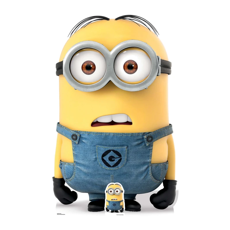DESPICABLE ME Dave Minion Life Size Cardboard Cut Out,Multi-Colour,147 x 93 x 147 cm