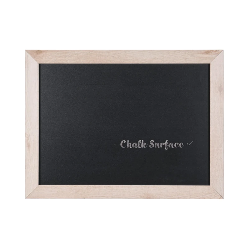 Bi-Office Kamashi Chalkboard, 90 x 60 cm, Black Surface, Bianco MDF Frame