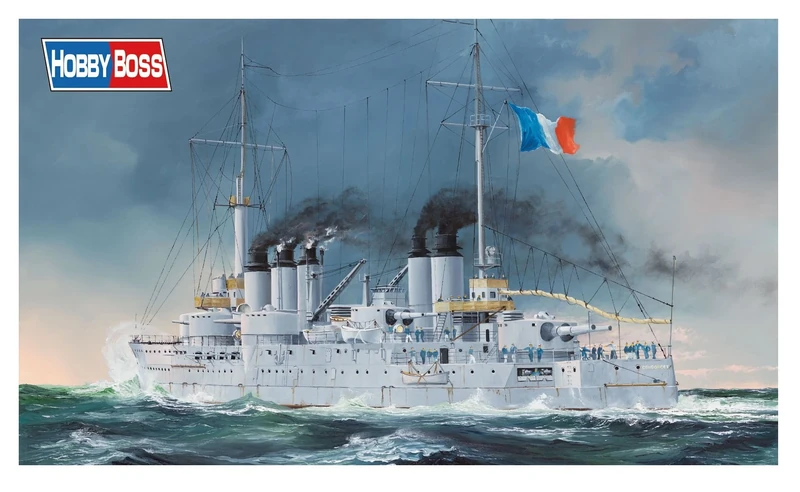 Hobbyboss 86505 "French Navy Pe Dreadnought Battleship Condorcet Plastic Model Kit, 1:350 Scale