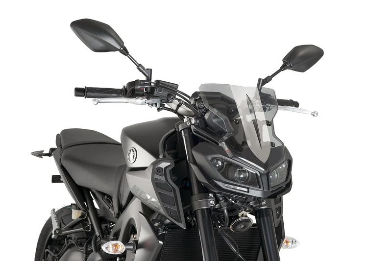 Puig 9376H Windscreen Naked New Generation for Yamaha MT-09 17'