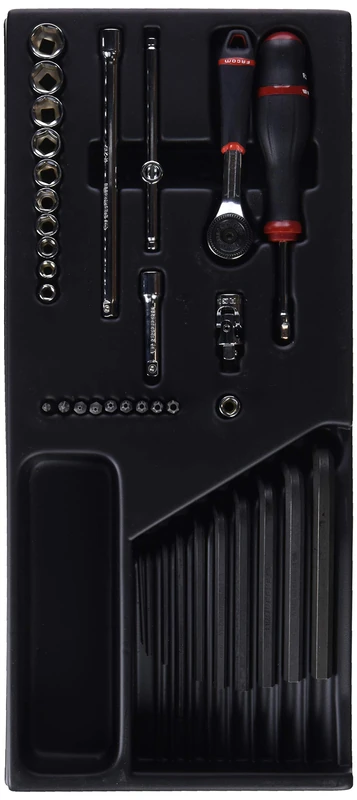 Facom MOD. r161-16 Module, Black/Red