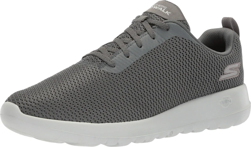 Skechers Mens Go Walk Max Effort Trainers, Charcoal Textile Trim, 8.5 UK
