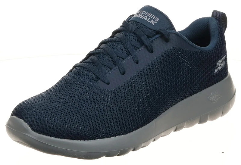 Skechers Men's Go Walk Max – Effort Sneaker, Navy Gray, 6 UK X-Wide