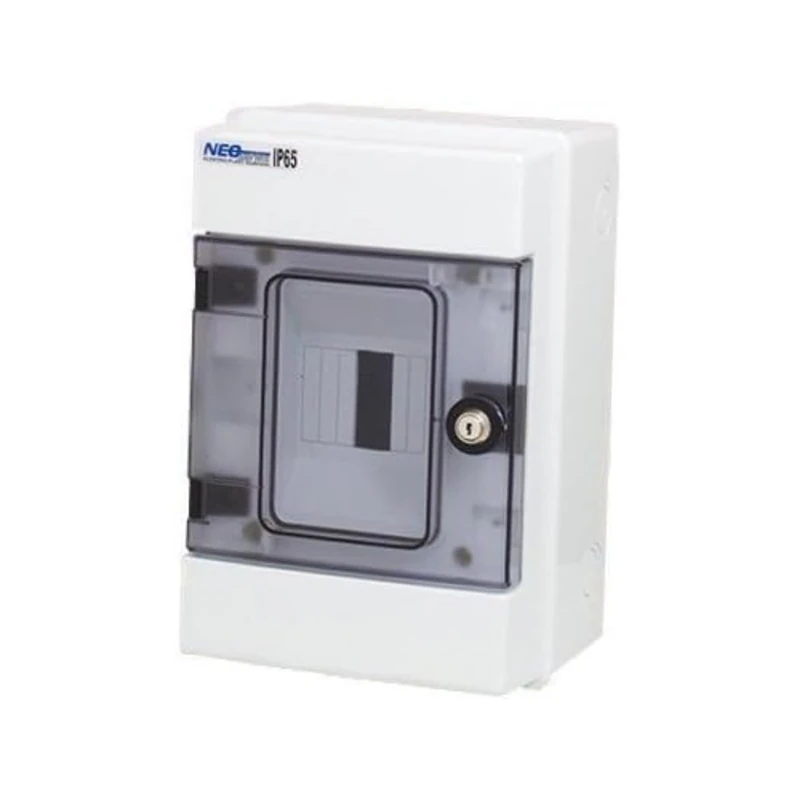 Wet Room Small Distribution Box with Lock RH 4/Z IP65 AP 4439 - Image 1
