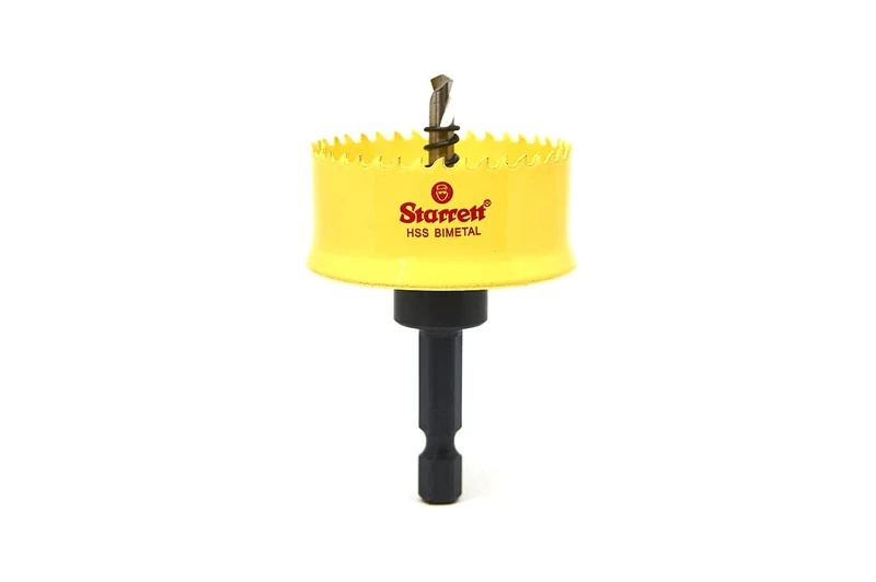 Starrett CSC40 40mm HSS Bi-Metal Hole Saw - Cordless Smooth Cut