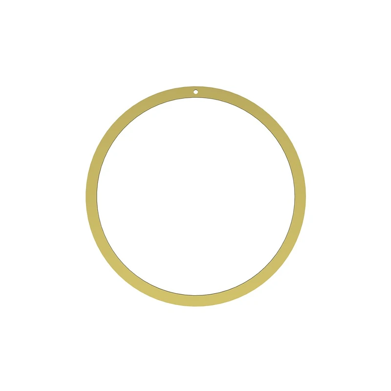 Cooee Design Wreath 20 cm Brass