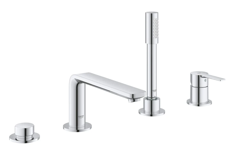GROHE Lineare New 4-Hole Single-Lever Bath Combination Chrome 19577001