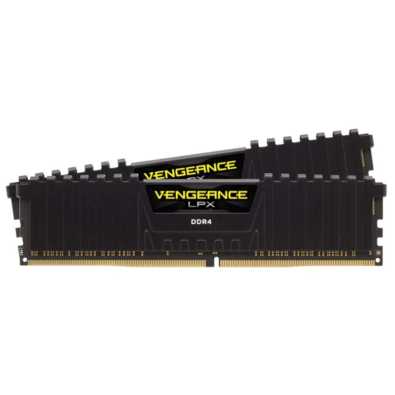 Corsair 178300 Vengeance LPX 16 GB (2 x 8 GB) DDR4 3200 MHz C16 XMP 2.0 High Performance Desktop Memory Kit for AMD Ryzen, Black,CMK16GX4M2Z3200C16 - Image 1