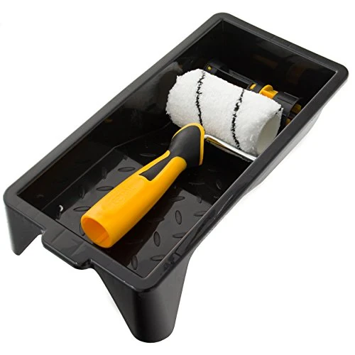 Coral 43410 Easy Coater Paint Roller Kit with HEADLOCK Frame and Microfibre Cover 4 inch 1.5" Dia 3 Piece Pack Set