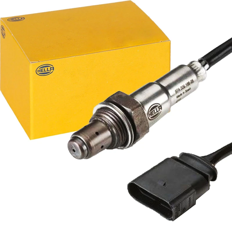 HELLA 6PA 009 166-951 Lambda Sensor - 4-pin connector - before catalytic converter - Cable: 720mm