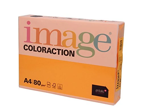 Image Coloraction 96770 210 x 297 mm Fax Paper - Neon Orange
