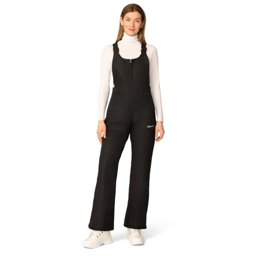 ARCTIX Womens Essential Insulated Bib Overalls, Black, X-Small Shorts