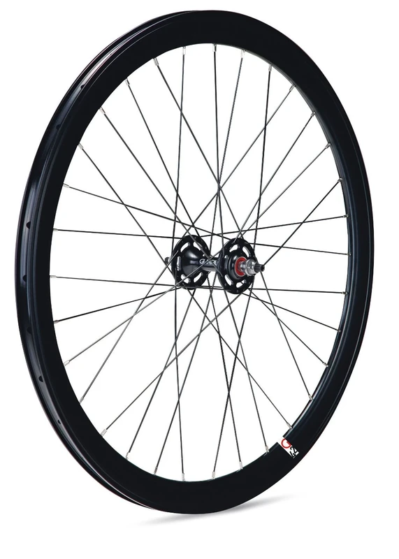 Gurpil 64371 Fixed track, 42mm black front wheel reel.