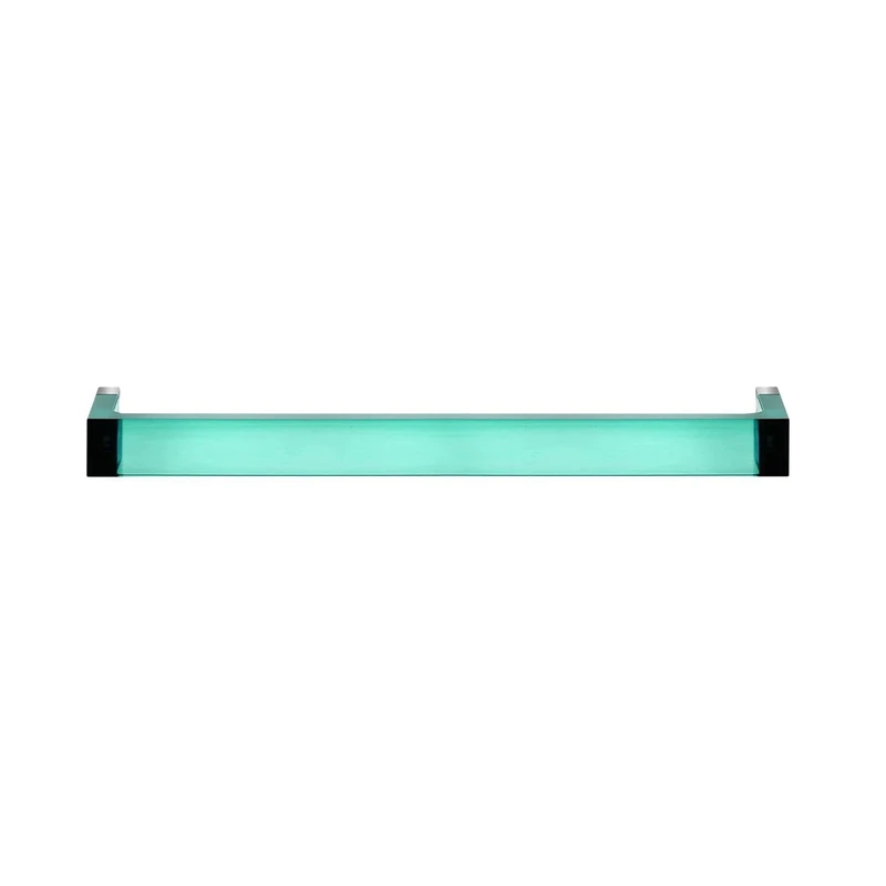 Kartell Rail Plastic Towel Rail, 7.5 x 45 x 4 cm, Aquamarine Green