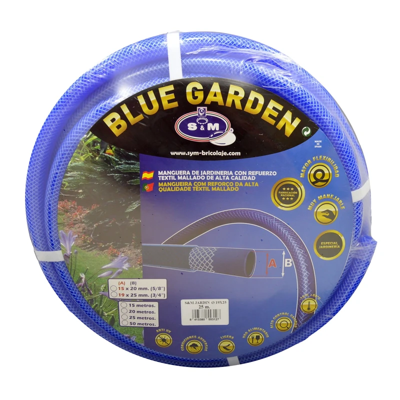 S&M s & m 553127 – Reinforced Hose, 25 M, Blue