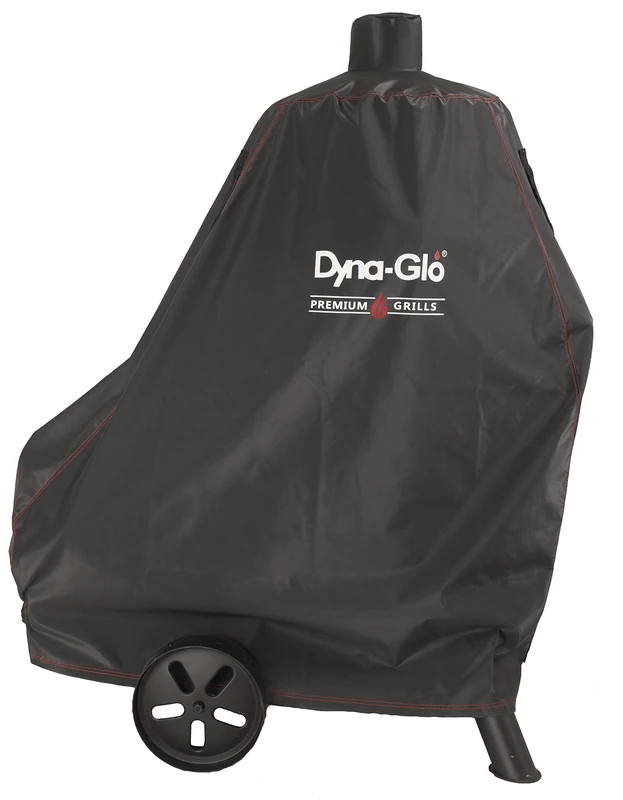 Dyna-Glo DG1382CSC Vertical Offset Charcoal Smoker Grill Cover, Fits Size Up to: 46" W x 25" D x 60" H (116.8 x 63.5 x 152.4 cm), Black