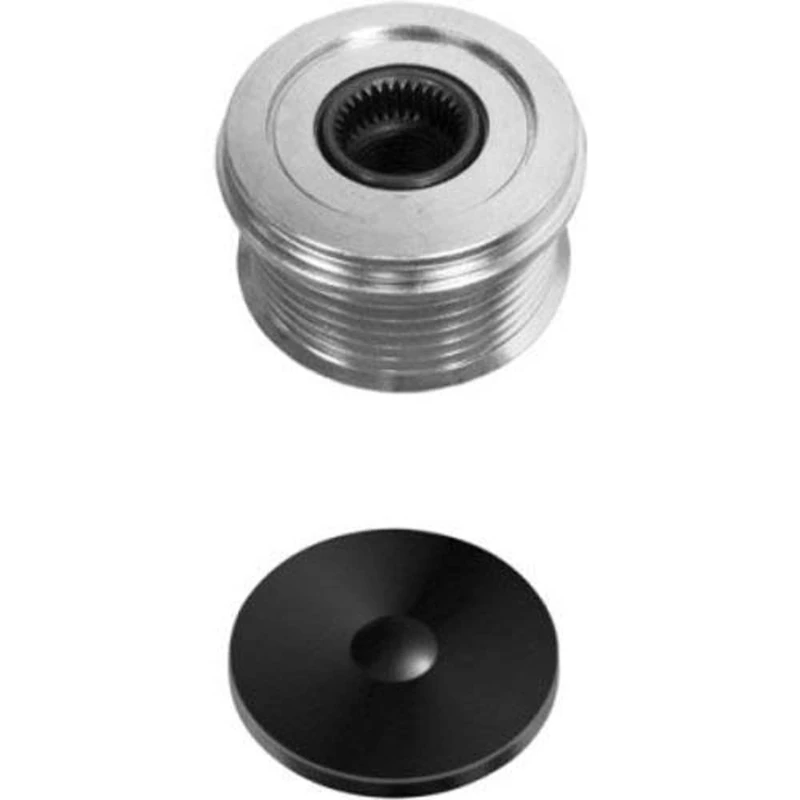 HELLA 9XU 358 038-621 Alternator Freewheel Clutch - Thread Size: M16x1,5 - Number of grooves: 6 - with cap